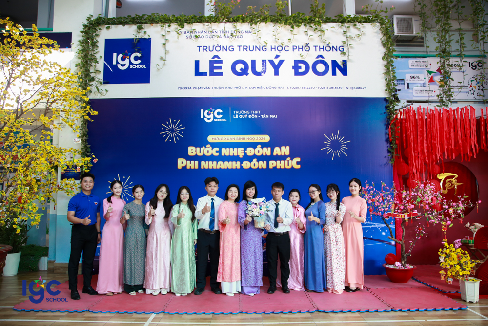 Hân hoan chào mừng Đoàn sinh viên thực tập Trường Đại học Đồng Nai đến với THPT Lê Quý Đôn – Tân Mai!