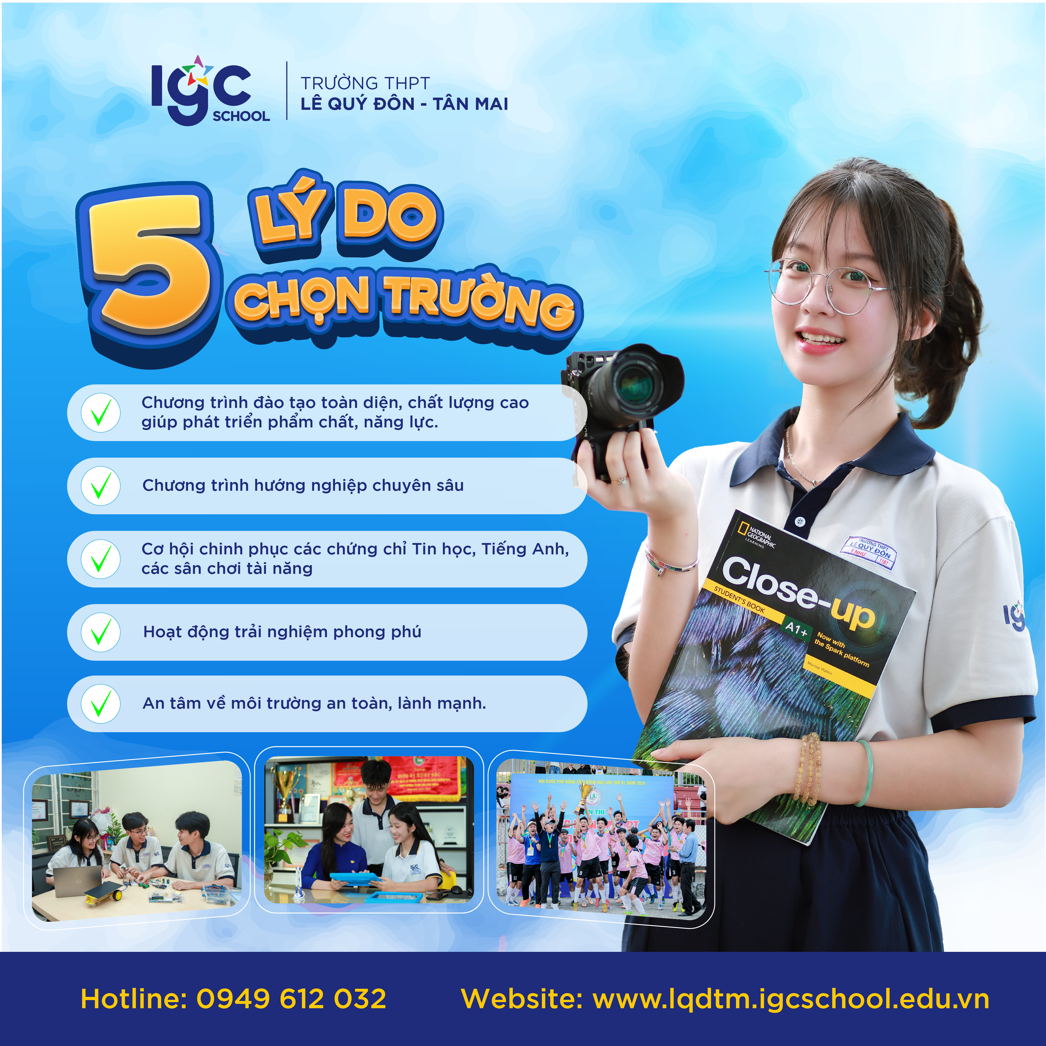 XÉT TUYỂN MÙA XUÂN - CƠ HỘI HỌC TẬP TẠI MÔI TRƯỜNG ĐÁNG TIN CẬY, PHÁT TRIỂN BẢN THÂN, ĐỊNH HƯỚNG TƯƠNG LAI