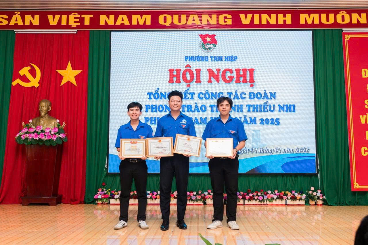 TỰ HÀO TUỔI TRẺ LÊ QUÝ ĐÔN TẠI HỘI NGHỊ TỔNG KẾT ĐOÀN PHƯỜNG TAM HIỆP 2025