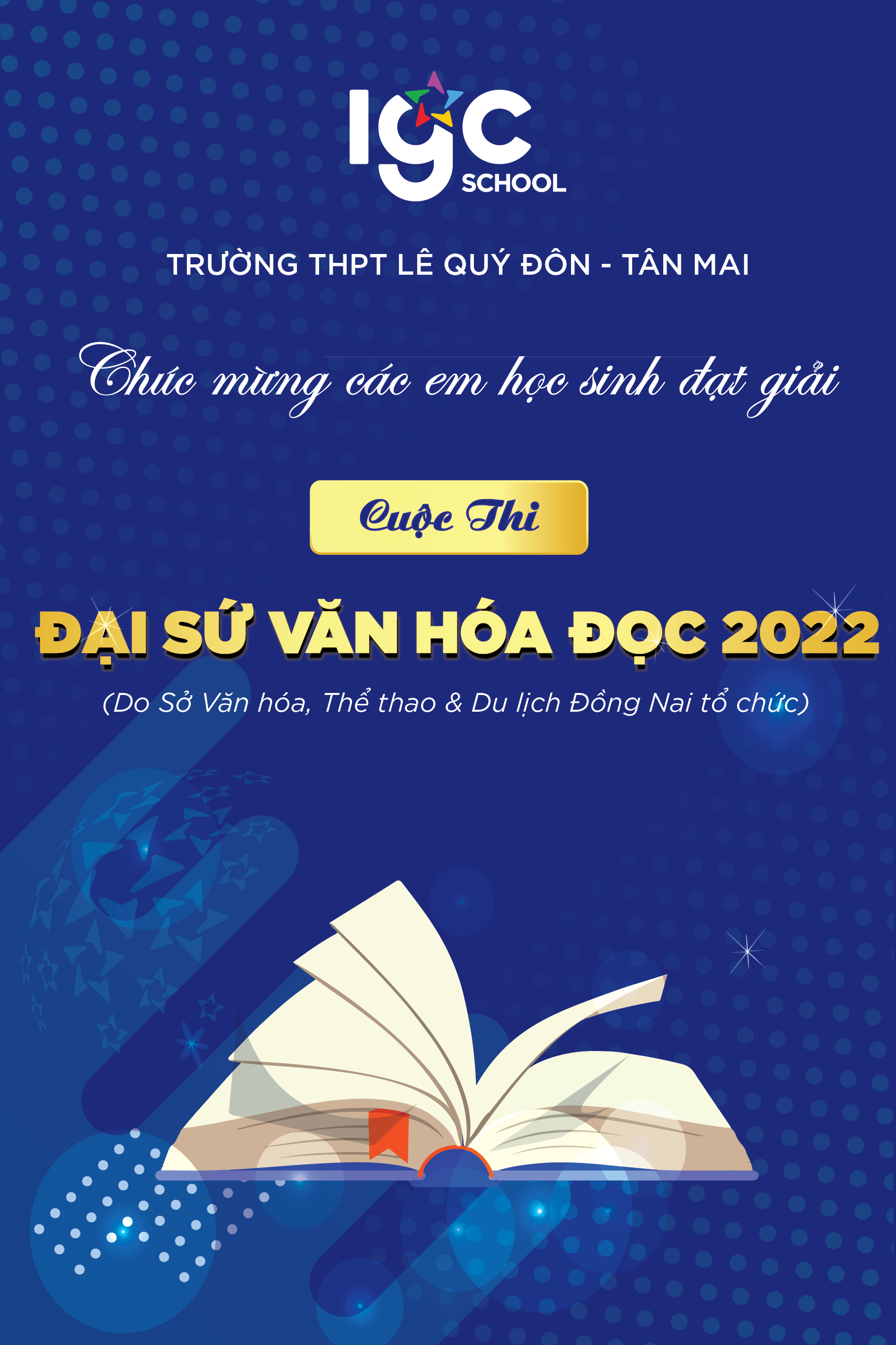 GIẢI THƯỞNG TRONG CUỘC THI ĐẠI SỨ VĂN HOÁ ĐỌC NĂM 2022 TỈNH ĐỒNG NAI